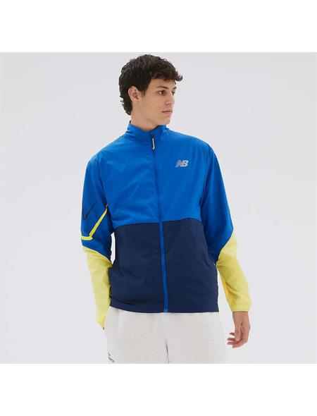New Balance Mens Graphic Impact Run Jacket